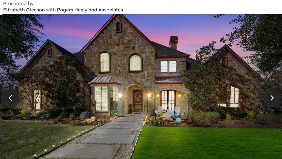 Exterior of the Heath home