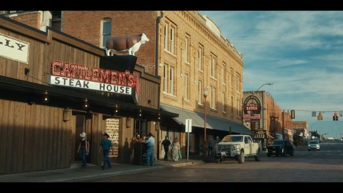 Cattlemen’s Steak House appears in “Landman” season 2 episode 3.