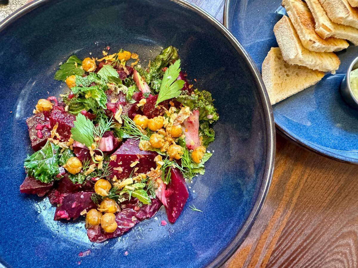 A roasted beet salad at Second Bar + Kitchen in Mineral Wells, Texas, March 23, 2024.