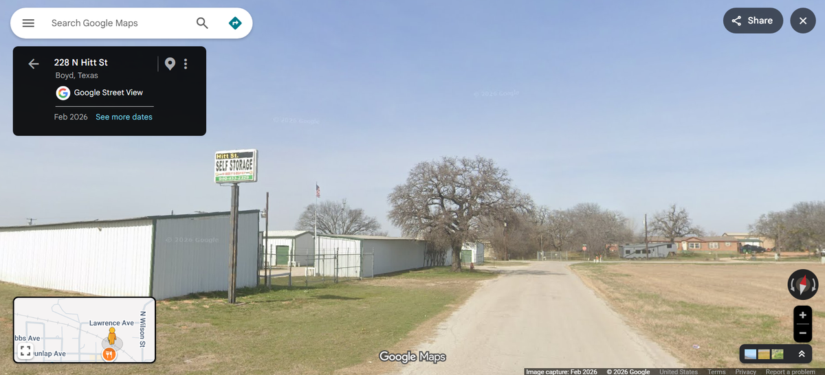 Hitt Street Self-Storage in Boyd appears in “Dutton Ranch” season 1, episode 4.