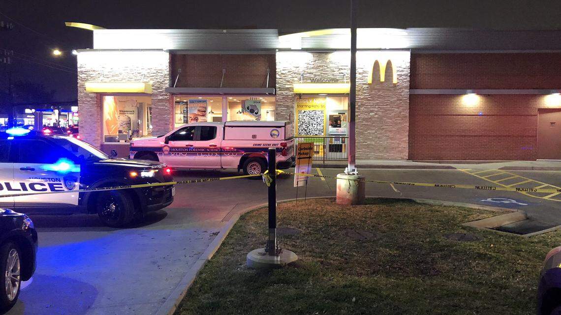 A man was killed on Wednesday, Feb. 23, at a McDonald’s in Houston, cops say.
