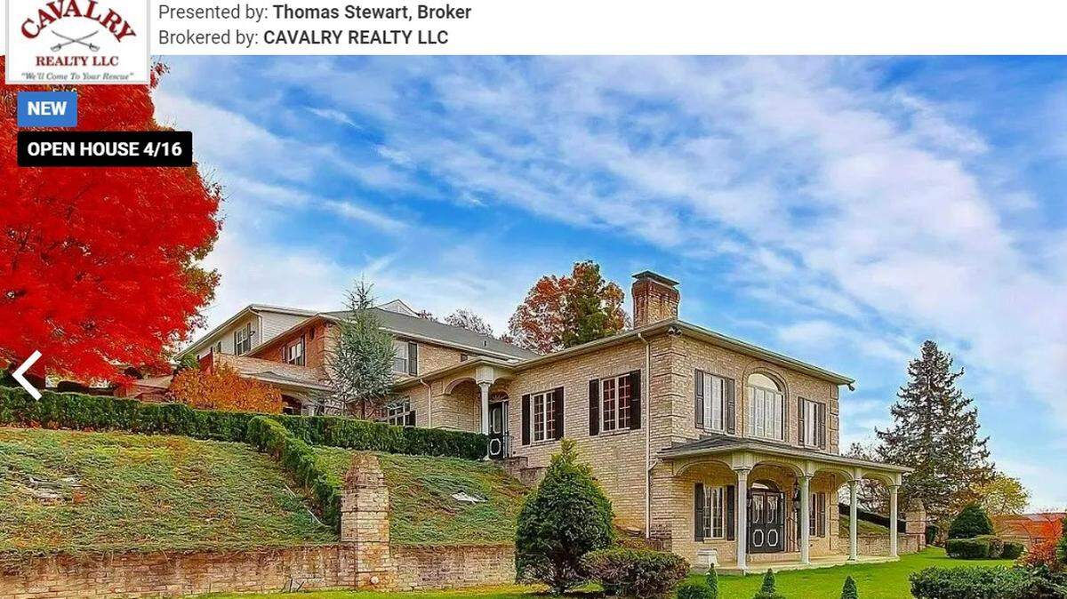 The exterior of the home has a elegant touch