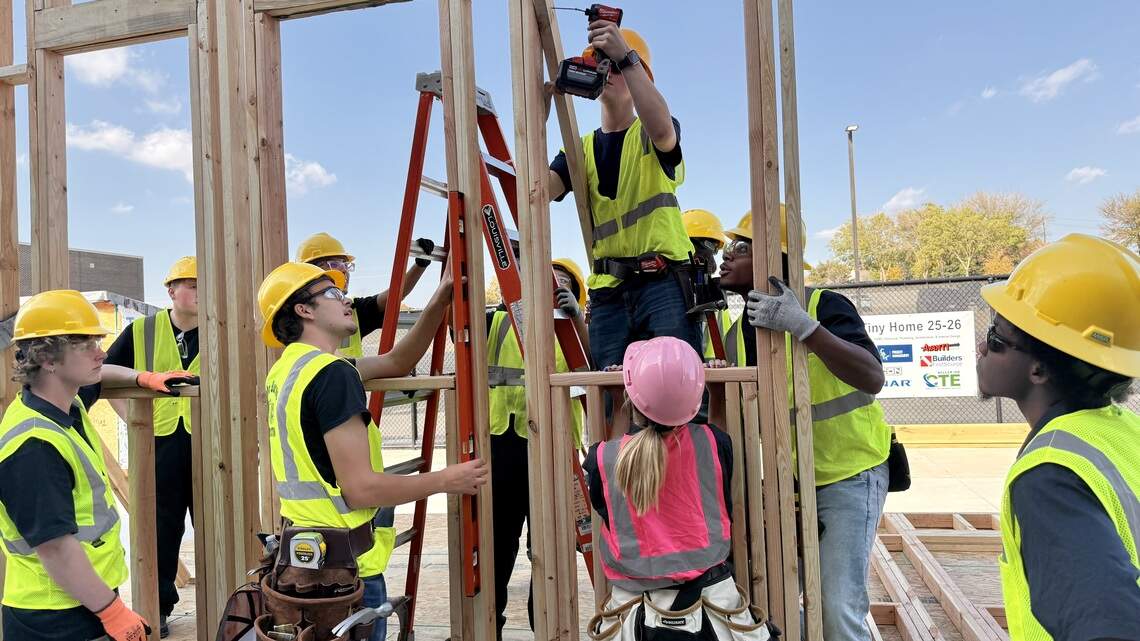 Tiny homes, big careers: See inside the new Keller ISD program