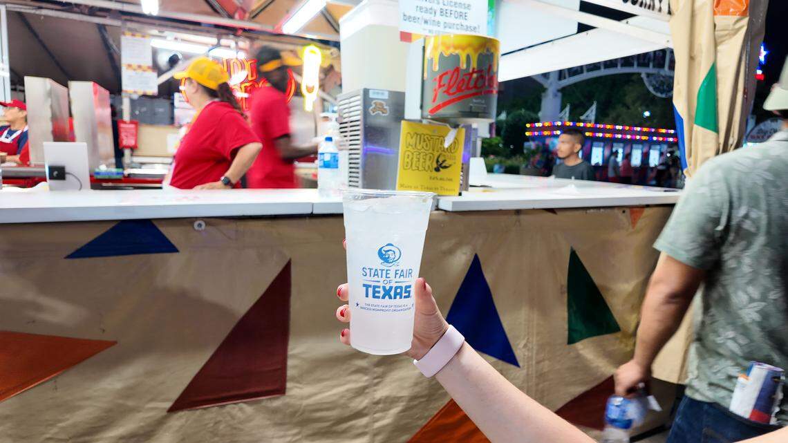Fletcher’s lemonade for $6 at the State Fair of Texas on Oct. 8, 2025, in Dallas.
