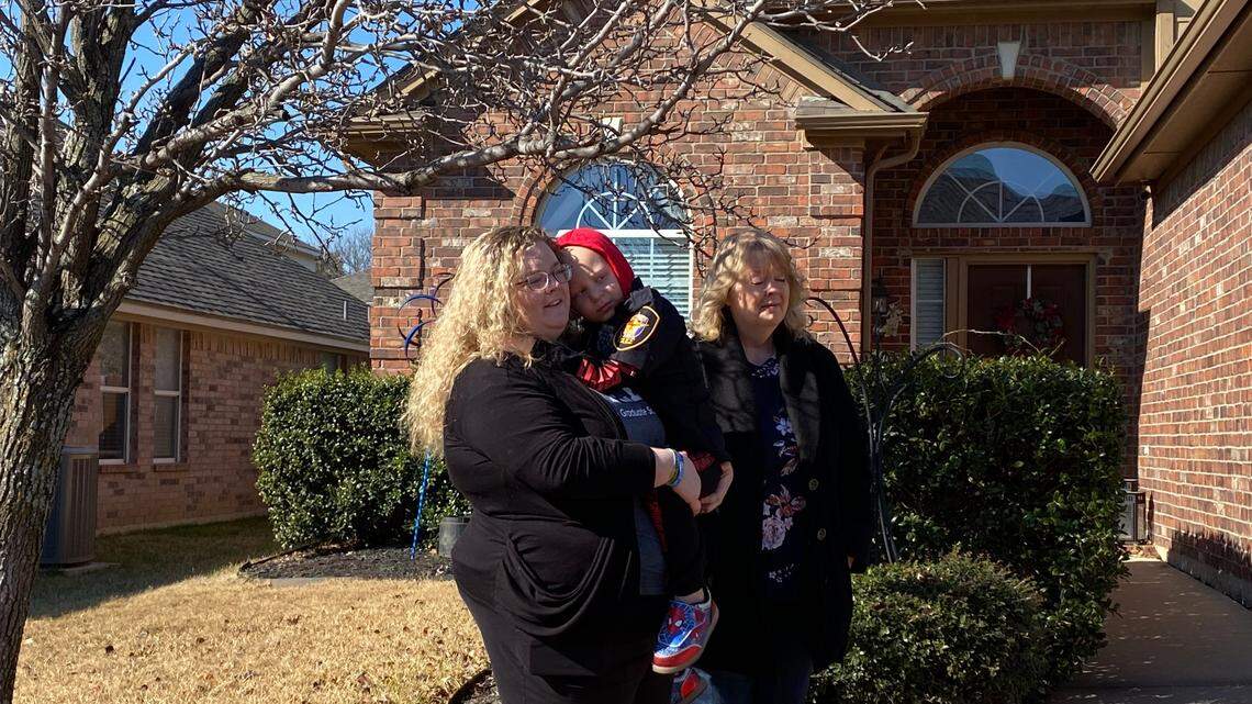 Six-year-old Rylan Pruitt was dressed in blue and black, with his Fort Worth Police Department uniform shirt that was decorated with the police department’s badges and his last name near a front pocket. He wore blue and red Spider-Man shoes Wednesday morning as he was sworn in as an honorary police officer.