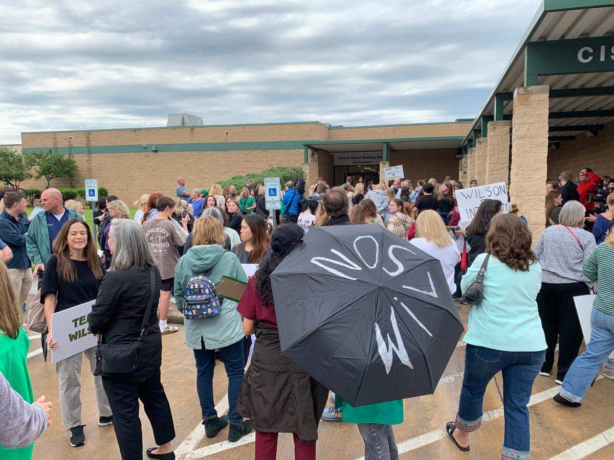 Hundreds of parents, students and district employees got to the May 5 Carroll ISD School Board meeting early to ensure their voices were heard.