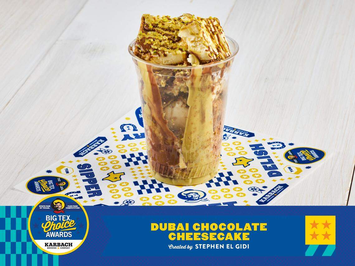 Dubai chocolate cheesecake.