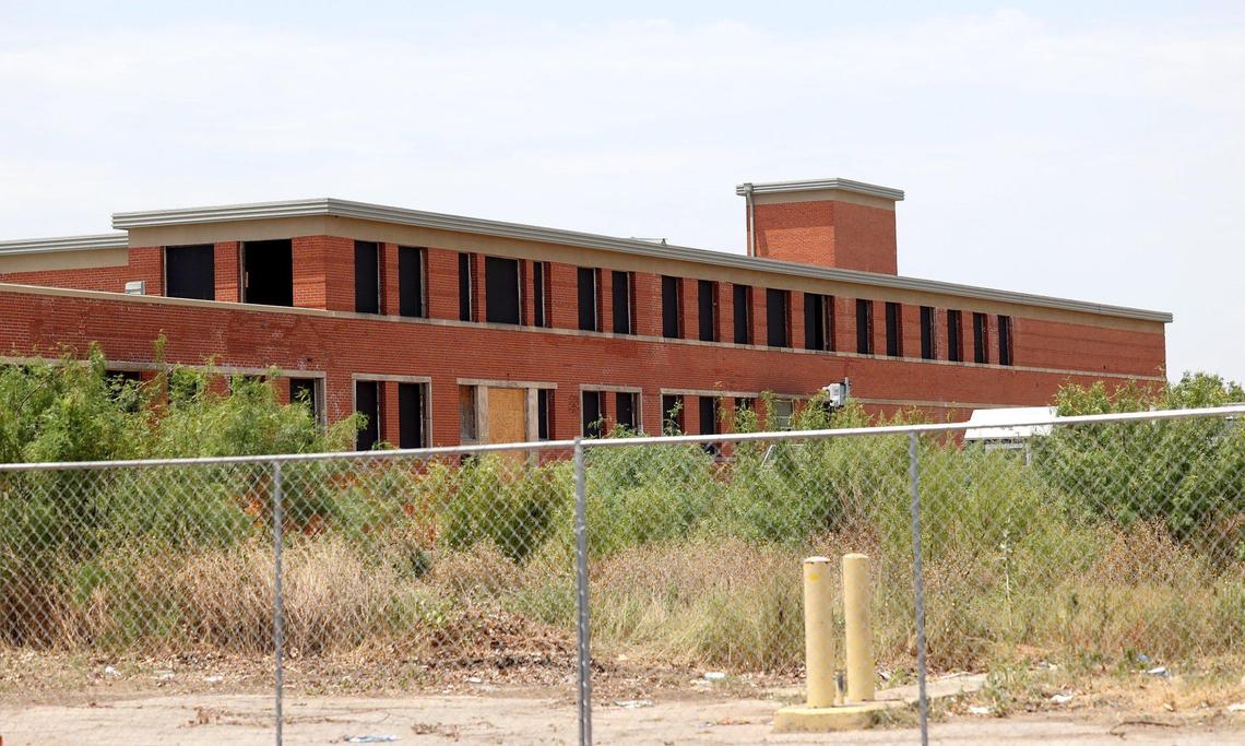 The historic Armour Building in the Fort Worth Stockyards on Friday, July 14, 2023.