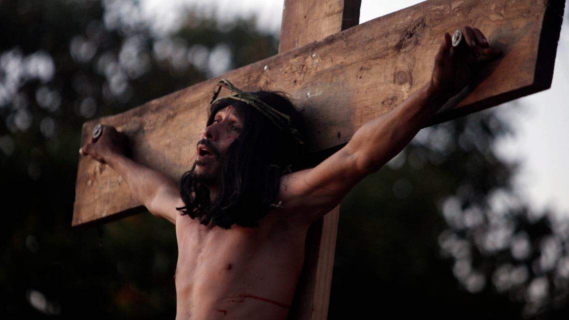 An actor performs during the staging of the Passion of Jesus in Arraijan, outskirts Panama City, Friday, April 22, 2012. With more information available than ever before, we are having a hard time believing any of it. Even if Jesus Christ returned today, people may not believe it.