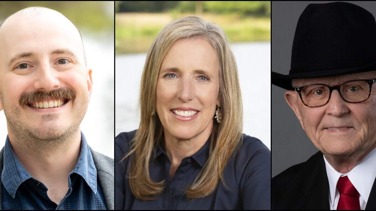 Candidates for the the Place 3 seat on the Keller City Council are, from left, Zane Kupper, Karen Brennan and Frank Roszell.