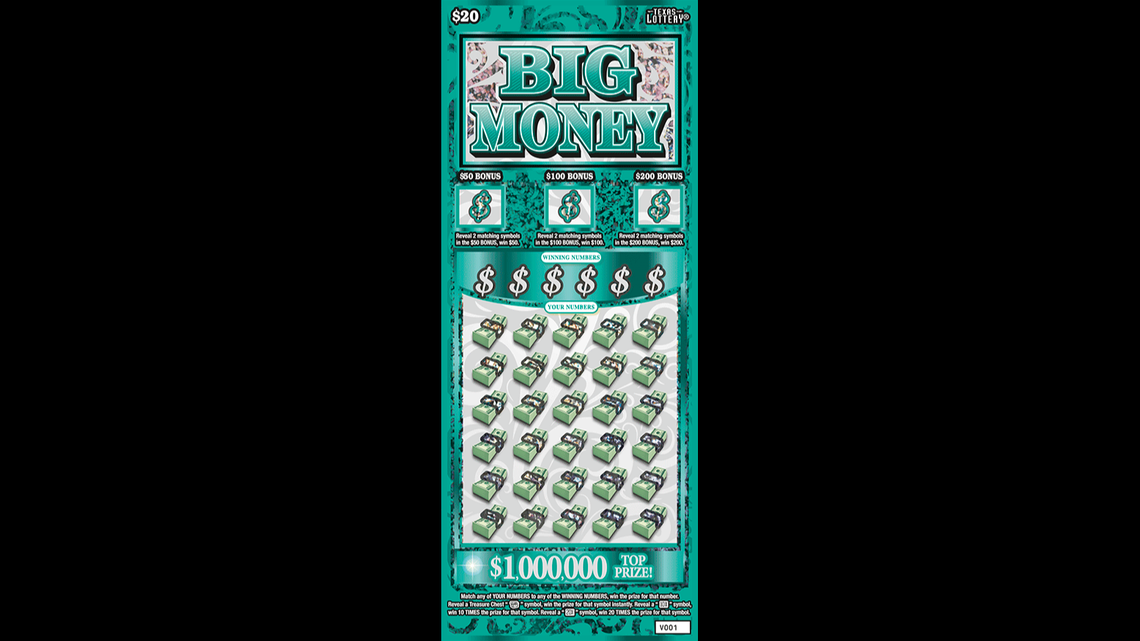 Granbury resident wins $1 million on Texas Lottery scratch-off ticket