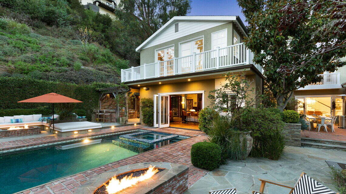 ‘Secluded compound’ hidden above Hollywood’s Sunset Strip hits the market. Take a look