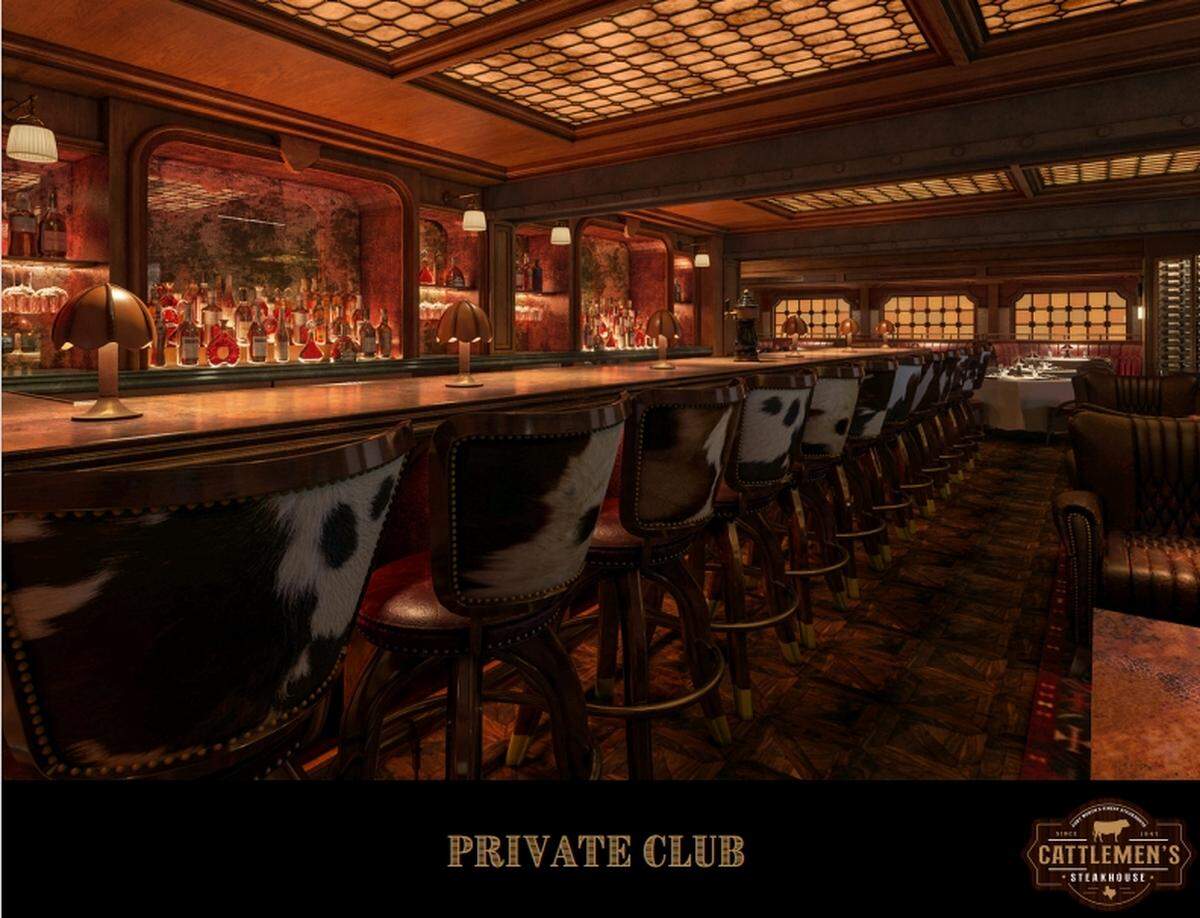 The Cattlemen’s Club at Cattlemen’s Steak House.