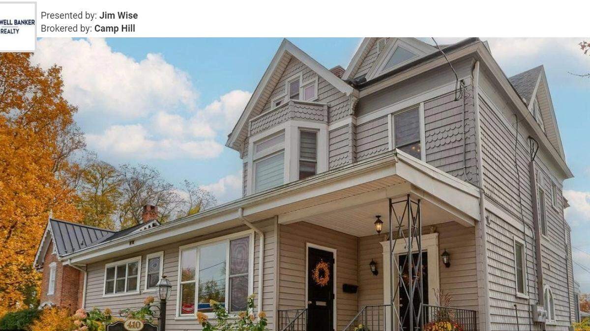 The exterior has a charming, vintage feel.