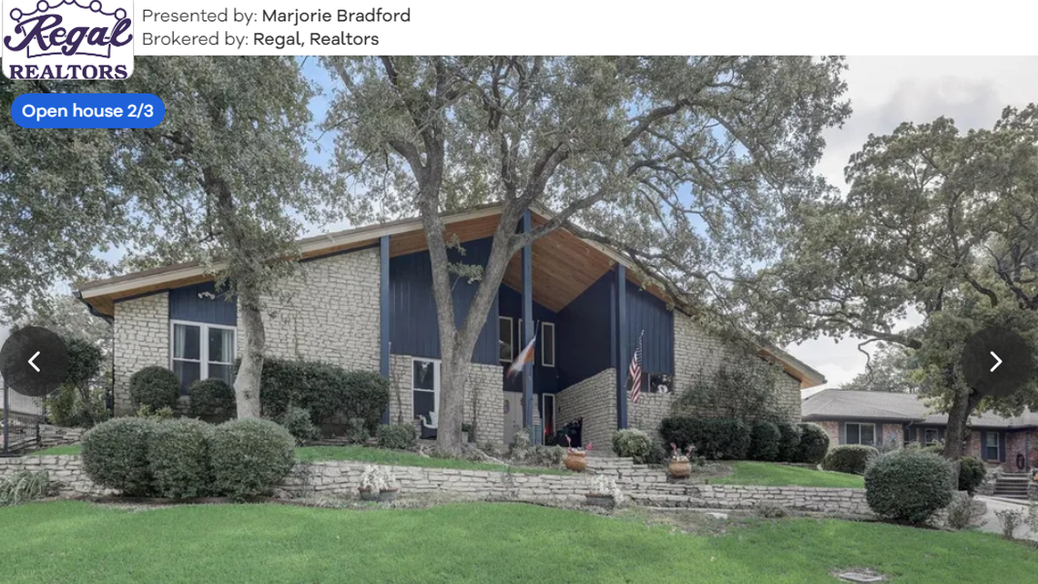 Exterior of the Arlington home