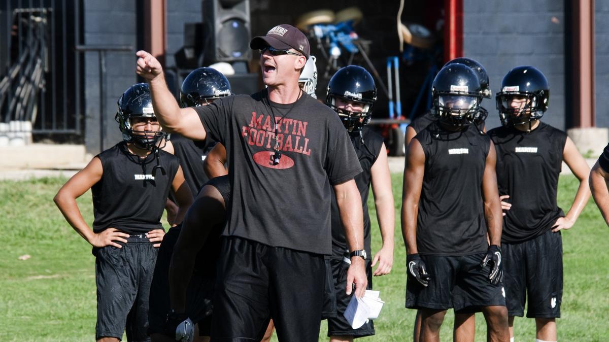 Chad Rives was promoted from offensive coordinator to head coach of Arlington Martin.