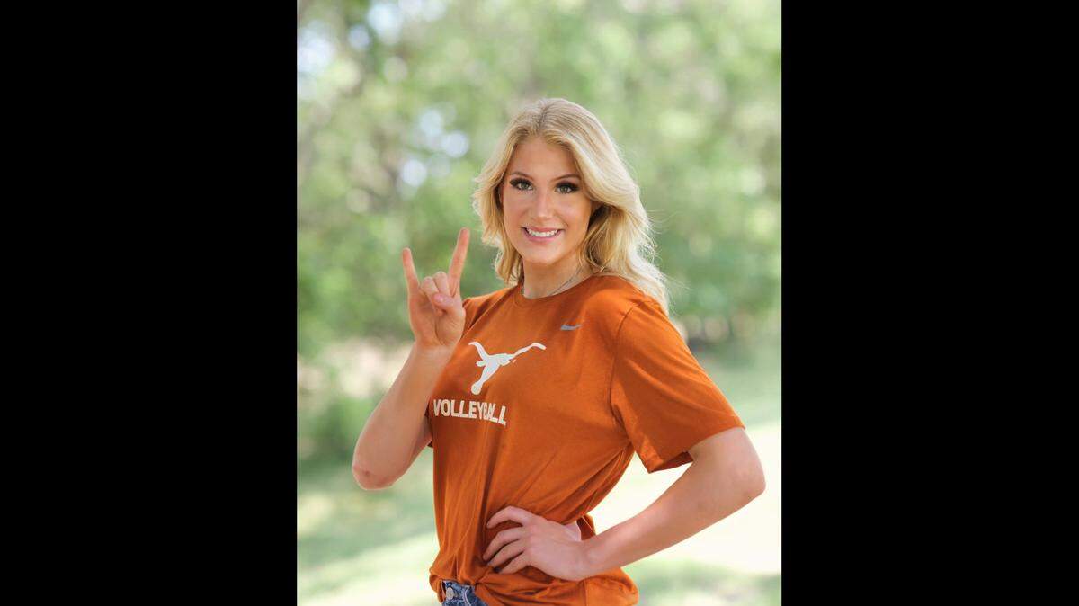 Justin Northwest incoming senior Makenna Miller commits to Texas Longhorn volleyball.