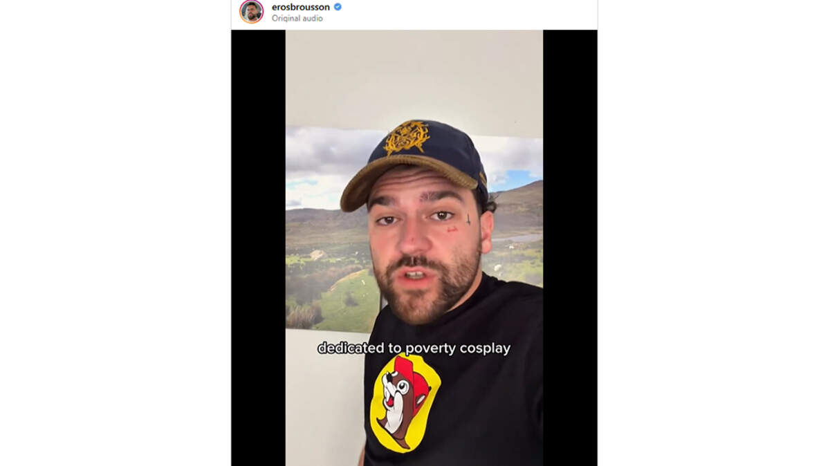 Eros Brousson’s comedic take on Fort Worth’s “poverty cosplay” struck a nerve with one proud Texan.