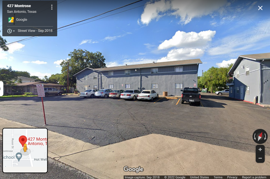 The apartment complex at 427 Montrose.