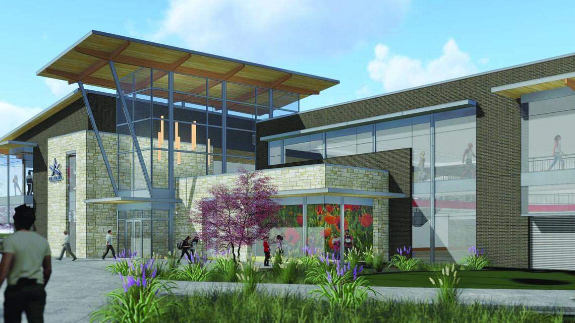The Southeast Arlington Recreation Center will be 36,000 square feet over two floors and will include a gym, fitness and weights area, aerobics and dance studio and classrooms and childcare space.
