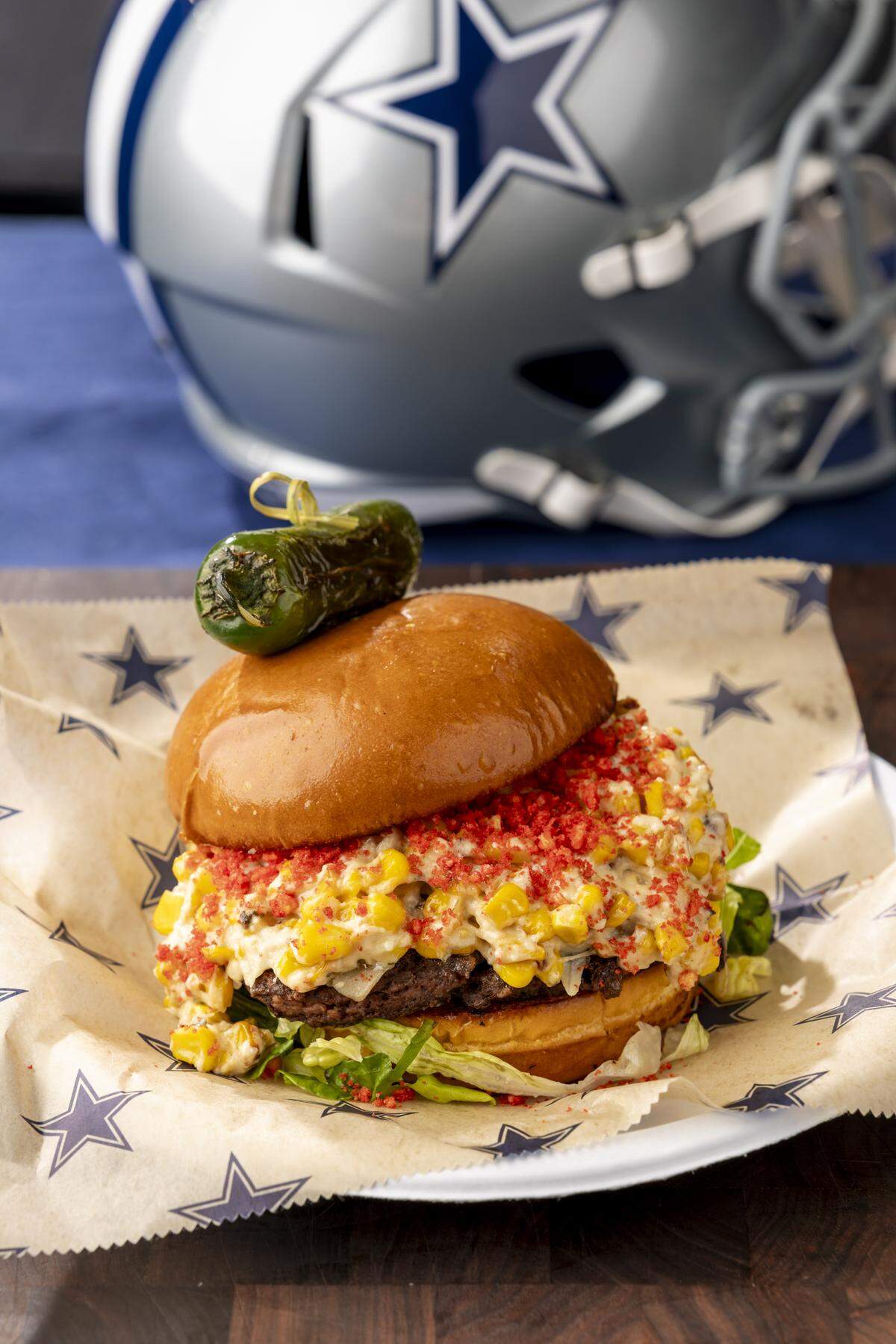The Elote Burger.