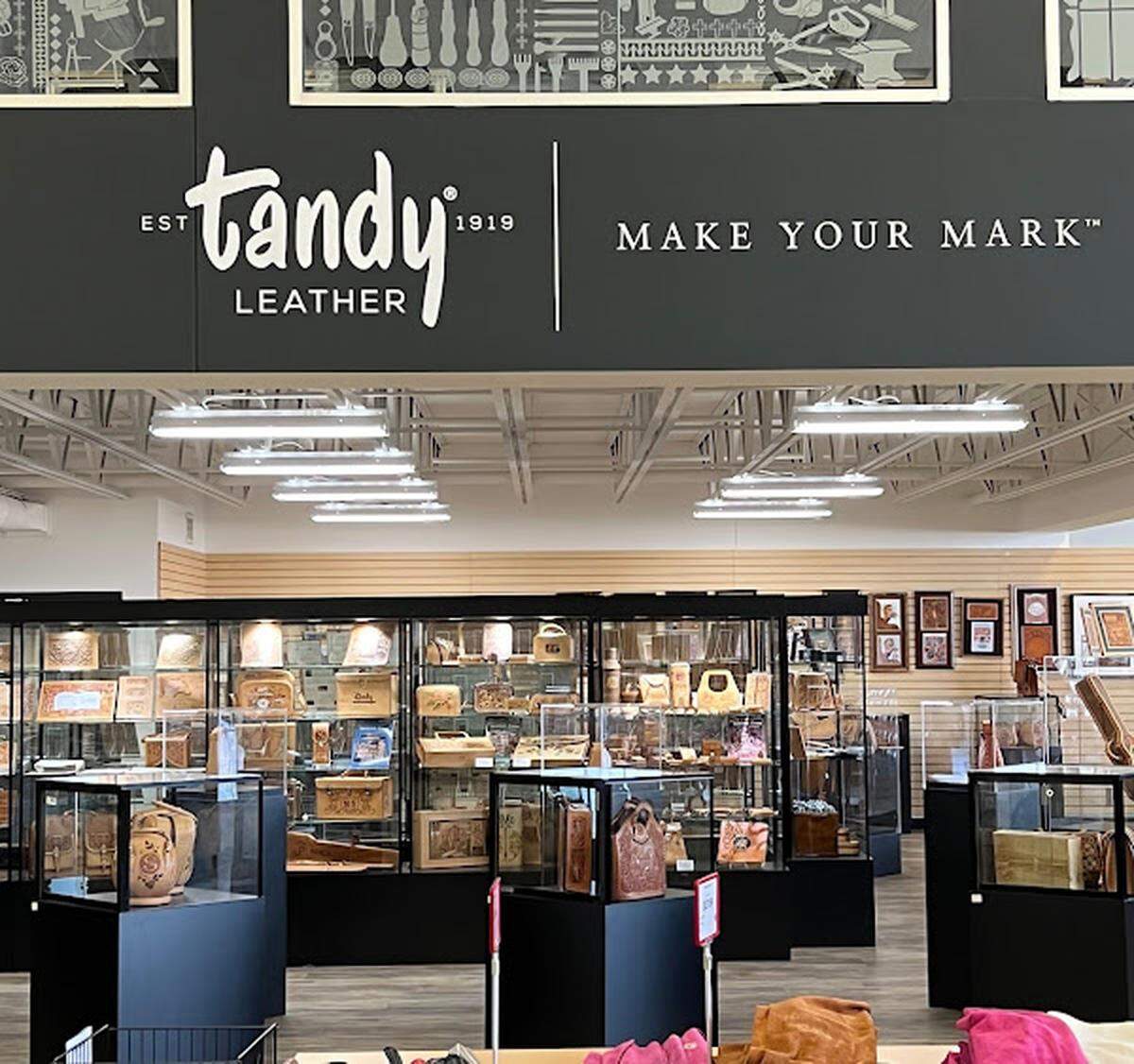 Tandy Leather Factory Inc’.s retail store at 1900 South East Loop 820 in Fort Worth. The company is opening a new flagship store in Artisan Circle.