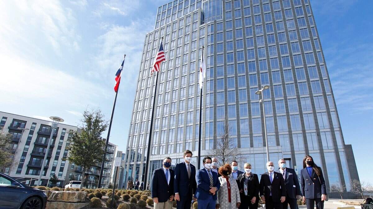 Fort Worth purchased the Pier One tower with plans to expand the parking garage and add a new council chamber. A survey error cost the city an extra $8 million to fix.
