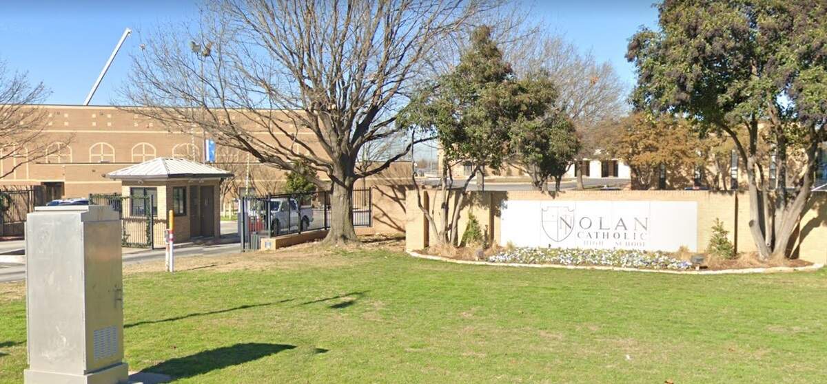 Nolan Catholic High School as seen from Google Maps