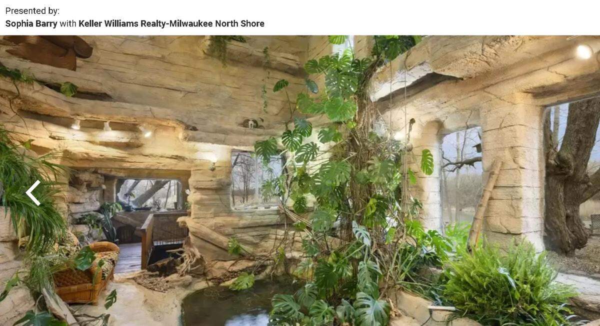Indoor koi pond