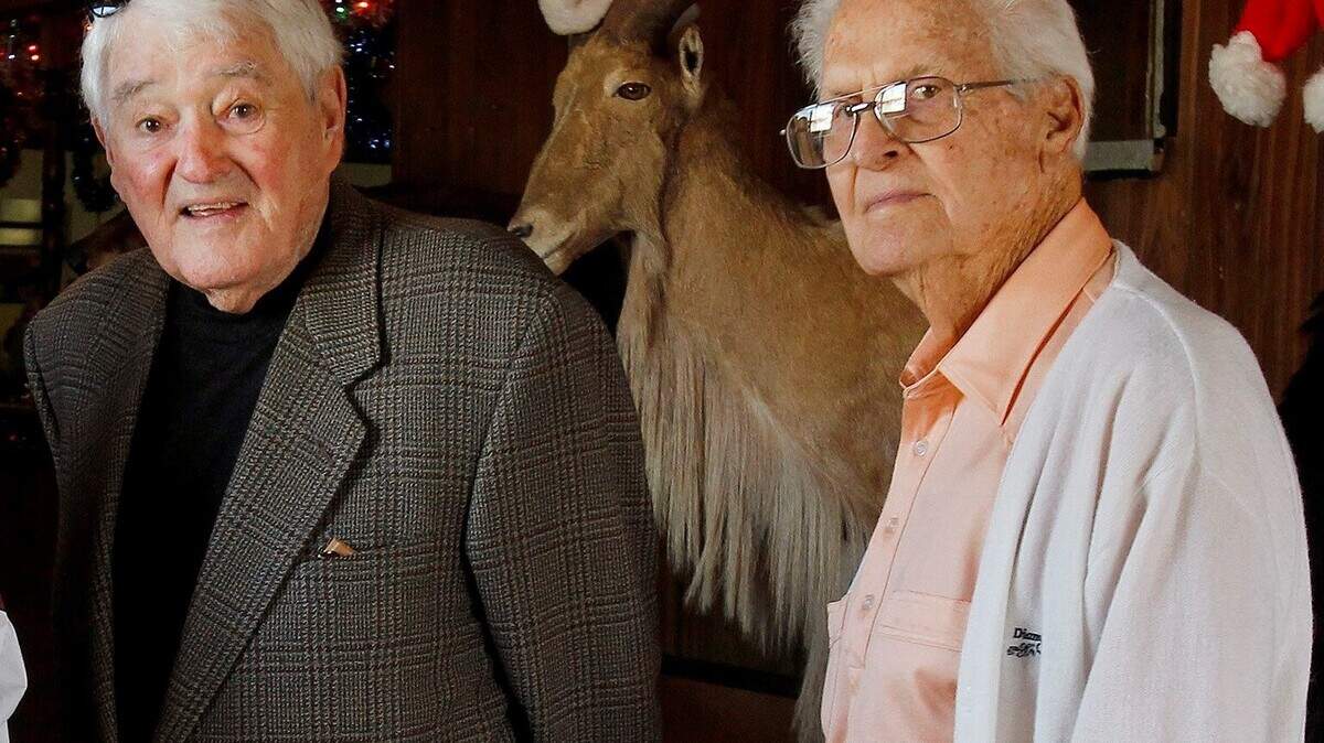 Jerre Todd and friend Twain Morrow in 2015.