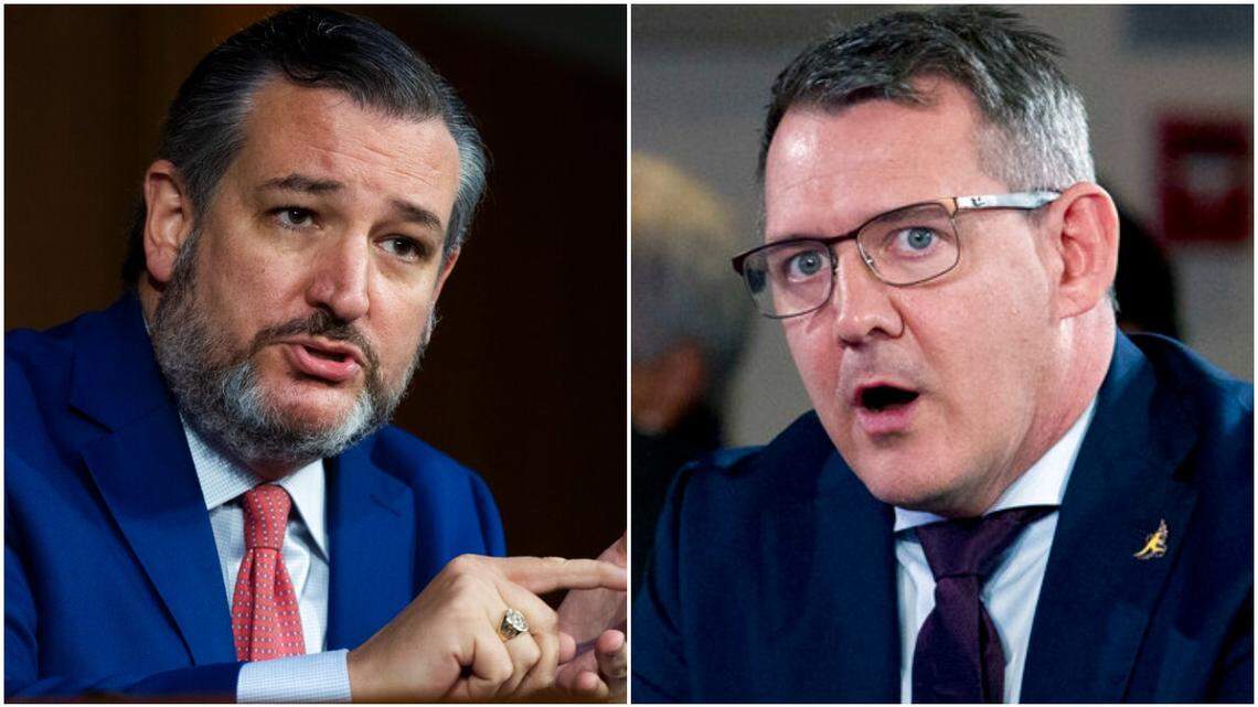After comments made by Texas Sen. Ted Cruz (left) about Australia’s COVID-19 policies, Michael Gunner (right), the chief minister of the Northern Territory of Australia responded to the United States republican.
