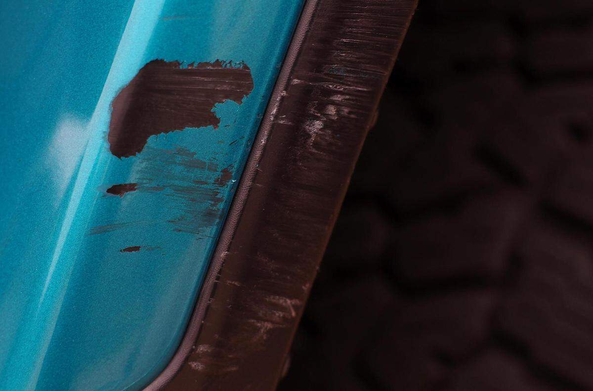 Michelle Goodwin’s Jeep still has the marks from where a driver rammed into her vehicle in hopes of spinning it off the road during a road rage incident in May of 2022, she said.
