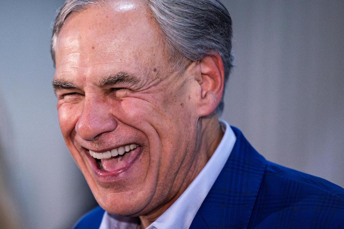 Texas Governor Greg Abbott greets event attendees for his Parent Empowerment Night event where he advocated for school choice and vouchers at Temple Christian School in Fort Worth on Thursday, March 6, 2025.