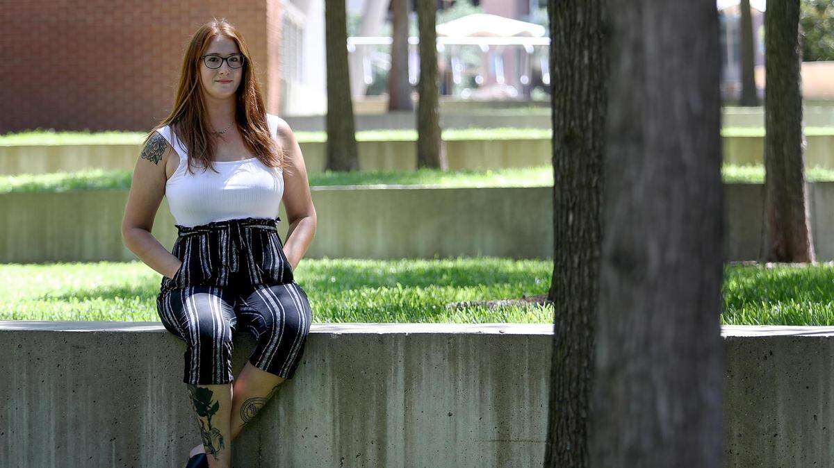 Kelby Dupriest is a mother who went back to college in 2019. She is close to finishing her degree at Tarrant County Community College.