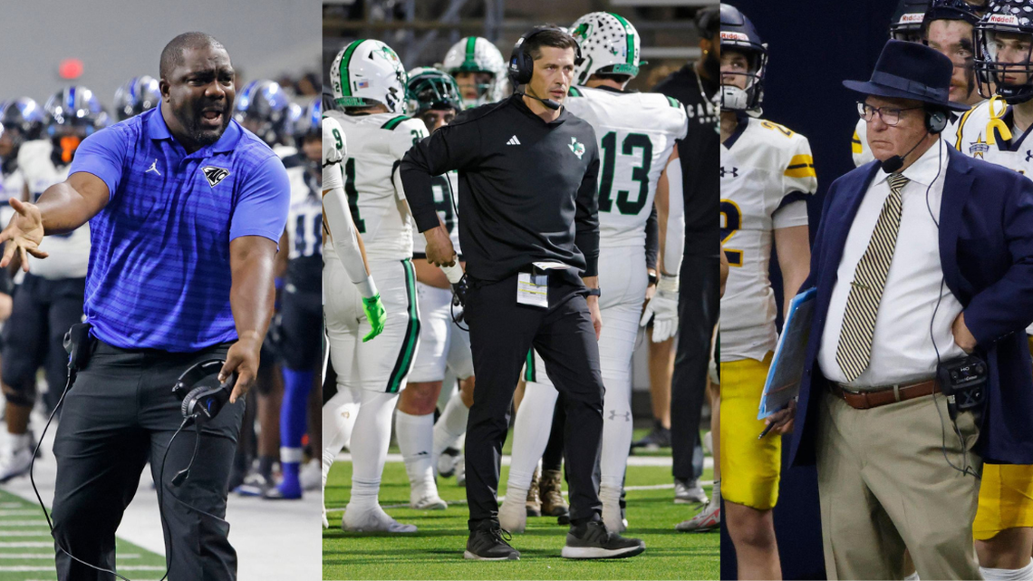 The Fort Worth Star-Telegram obtained the salaries of 144 Dallas-Fort Worth high school football coaches through open record requests throughout the summer. North Crowley coach Ray Gates (Left), Southlake Carroll coach Riley Dodge (Middle) and Highland Park coach Randy Allen (Right). 