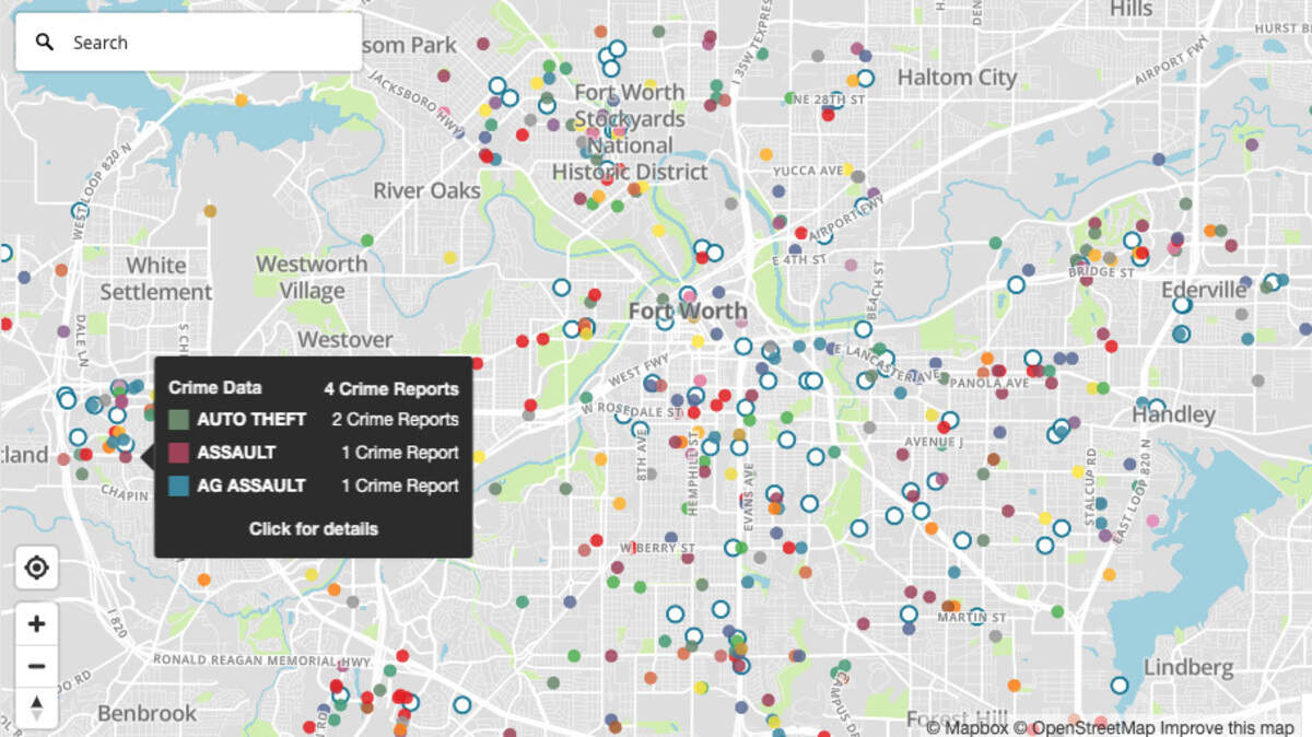 Police recorded a total of 872 crimes in Fort Worth from June 20-26. 