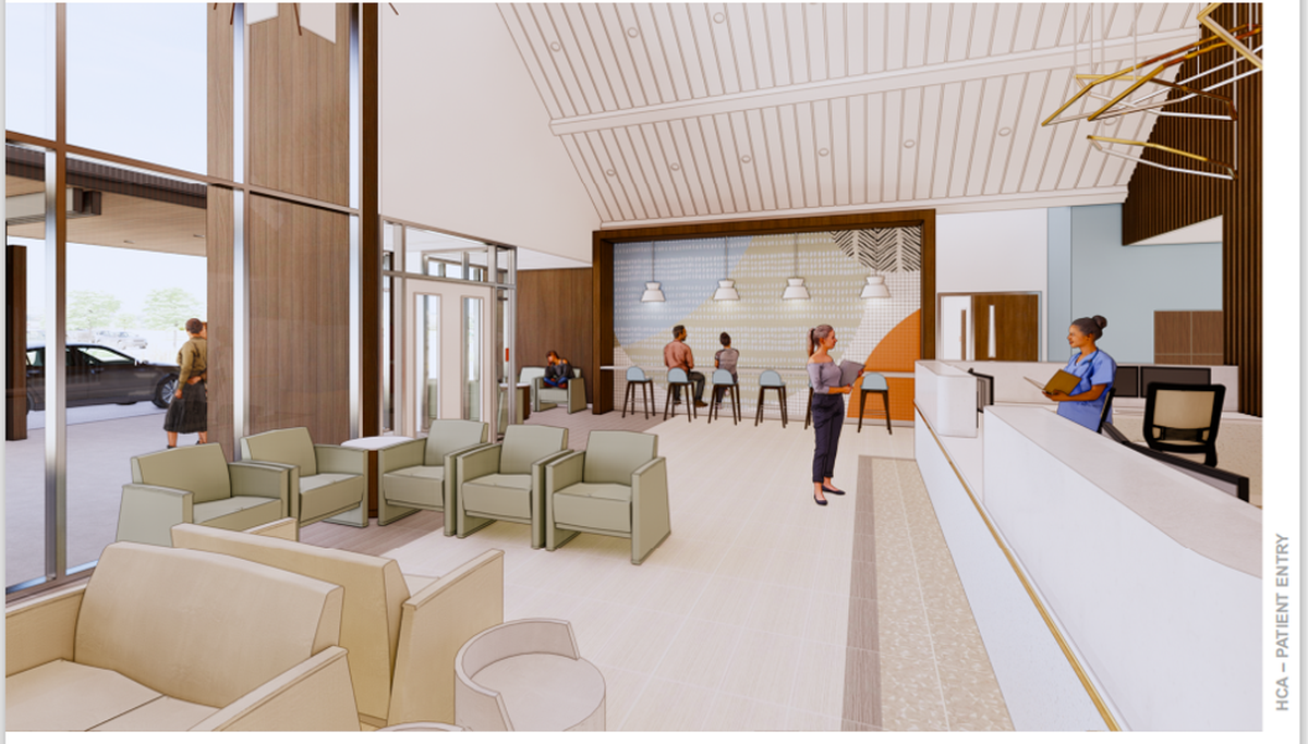Medical City Mental Health & Wellness Alliance emphasizes natural lighting and open space creating an atmosphere similar to a resort or spa.