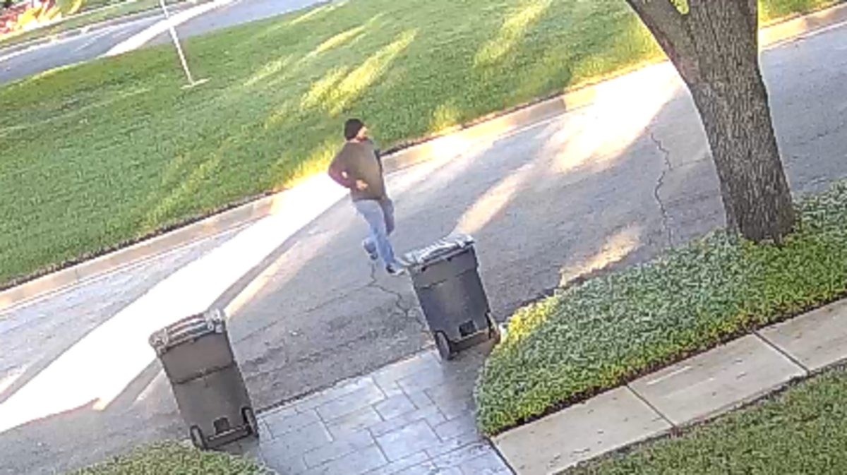 A TCU campus alert included this image from surveillance video of a suspect accused of attempting to assault a university student on Thursday morning, May 8.