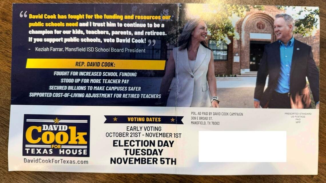 Mansfield school board president’s endorsement of TX House candidate draws criticism