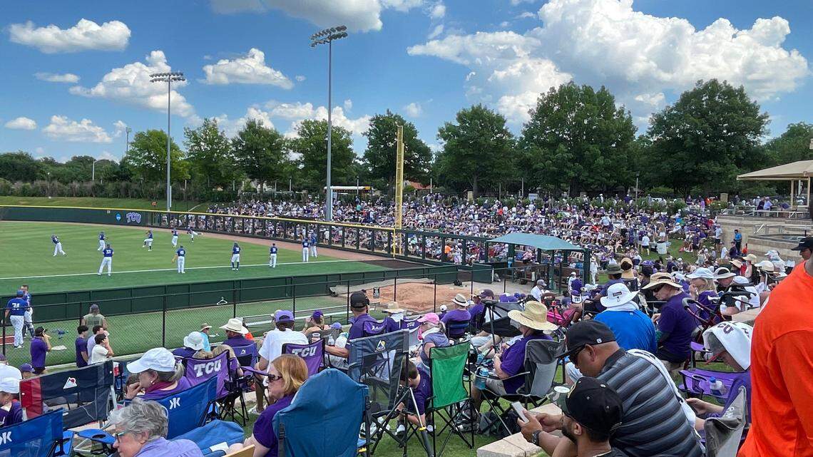 About 9,000 fans were on hand to watch TCU play Indiana State in the NCAA Super Regional at Lupton Stadium in Fort Worth on June 10. Hard to believe a little more than 20 years ago TCU contemplated dropping its baseball team.