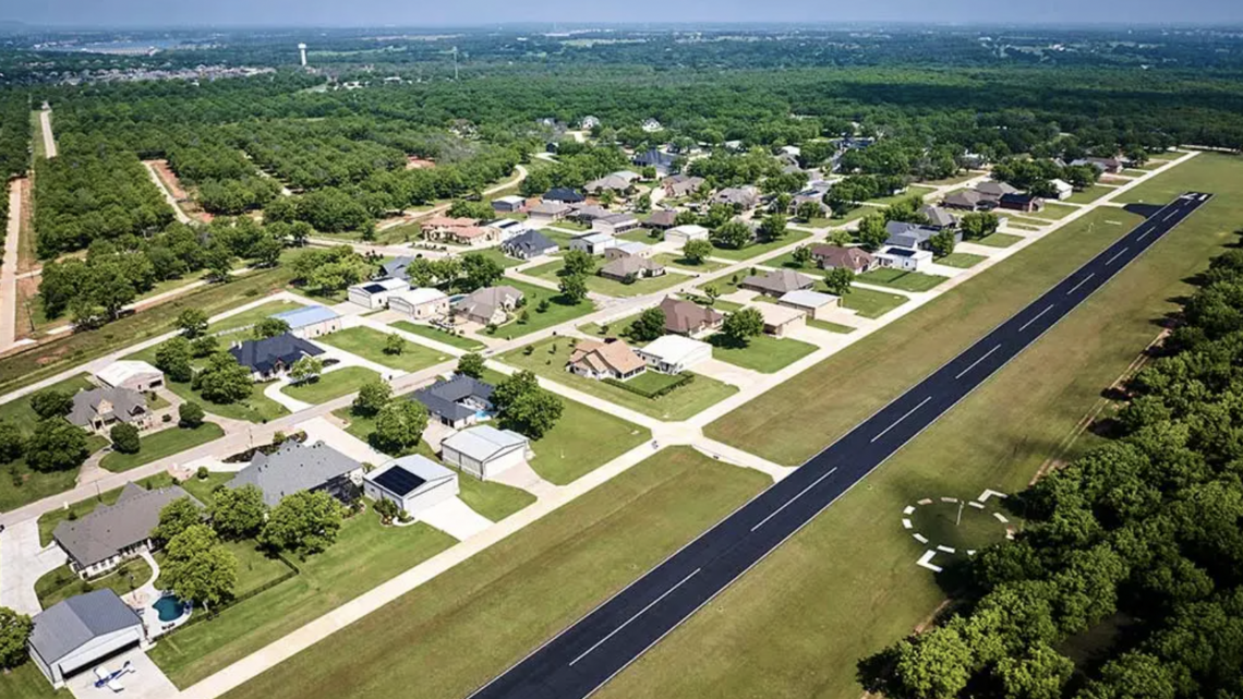 Airport living? This unique North Texas neighborhood has its own airplane runway