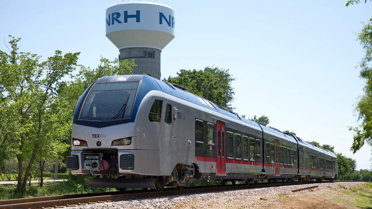 TEXRail on a 2018 test run