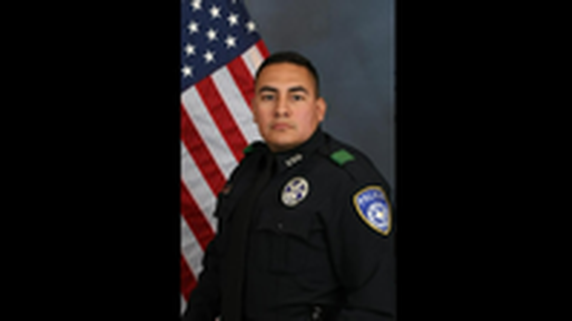 Euless Detective Alejandro “Alex” Cervantes died in a car crash in Lake Worth on Nov. 27, 2021, and his wife and children were injured. The driver accused of hitting Cervantes’ car was arrested on suspicion of intoxication manslaughter.