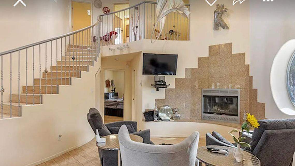 The interior of this “whimsical” wonder house looks different than its playful exterior.