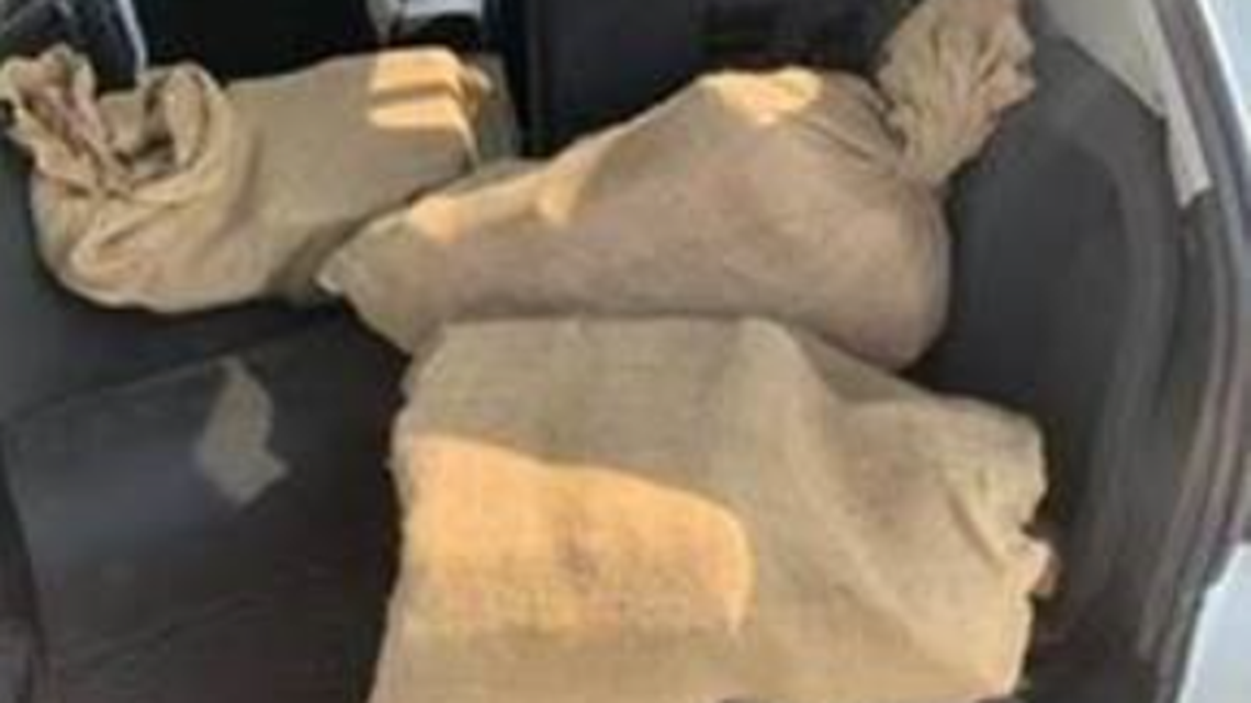 Texas authorities found 182 pounds of cocaine in a BMW abandoned after a car crash near the Mexico border.