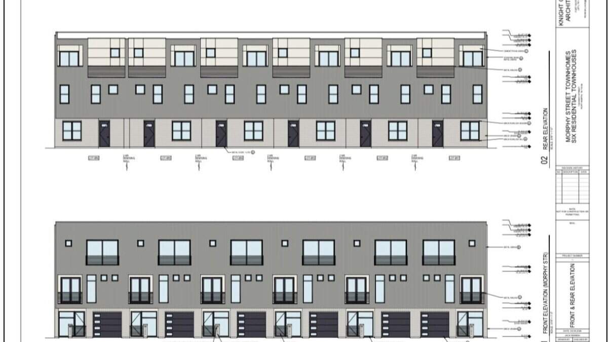 A new six-unit townhome development is planned for Fort Worth’s Near Southside neighborhood near JPS Hospital.