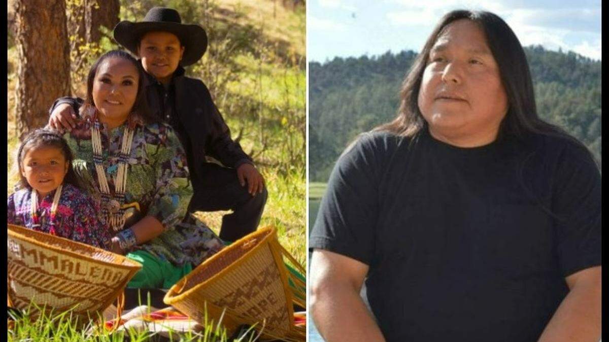Hope Geronimo Gonzales and her two children of Mescalero, New Mexico are descendants of Geronimo. The Apache leader is the great grandfather of Robert Geronimo of Mescalero, New Mexico. The descendants plan to be in Fort Worth for a Texas Trail of Fame ceremony that will honor Geronimo at the Fort Worth Stockyards.