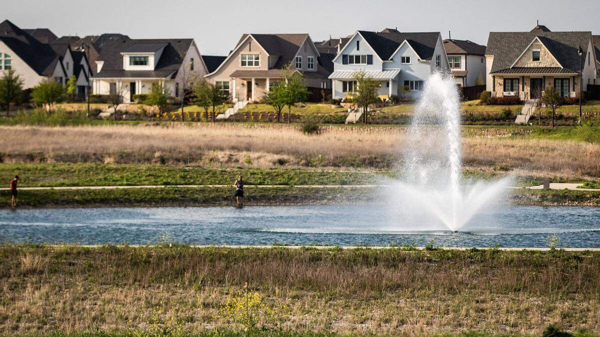 The Walsh development in Fort Worth is shown in this file photo from 2021. Texas lawmakers have promised using the state’s surplus for property tax relief.