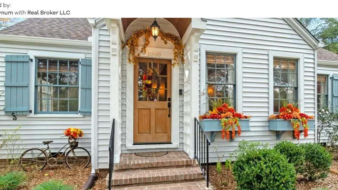 Exterior of the home