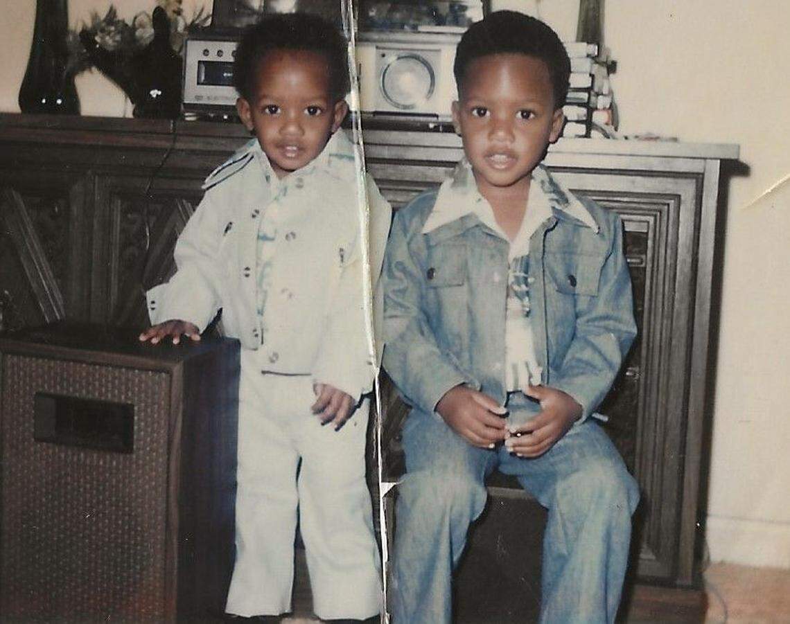 Cedric Teal and his brother, Roy Teal. Roy Teal spent the last year of Cedric’s life navigating the mental health system in an attempt to get Cedric the help his family believed he needed. Cedric Teal died on Jan. 2 after contracting COVID-19 while at the Tarrant County Jail.